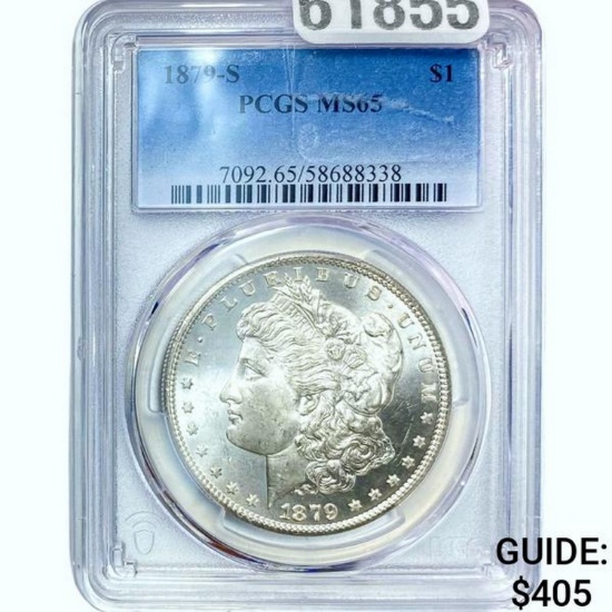 1879-S Morgan Dollar PCGS MS65 SILVER