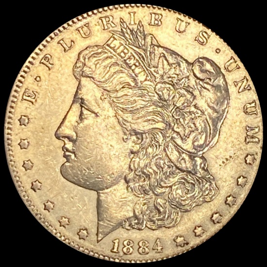 1884-S Morgan Silver Dollar CLOSELY UNCIRCULATED