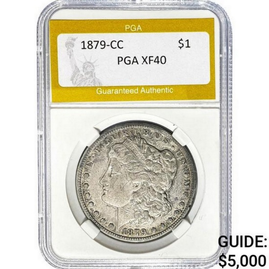 1879-CC Morgan Dollar PGA XF40  XF40