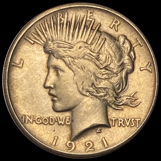 1921 Silver Peace Dollar CHOICE AU