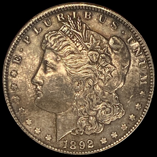 1892 Silver Morgan Dollar CHOICE AU