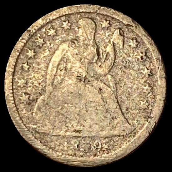 1859-O Seated Liberty Dime NICELY CIRCULATED