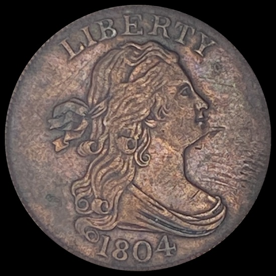 1804 Copper Draped Bust Half Cent UNCIRCULATED