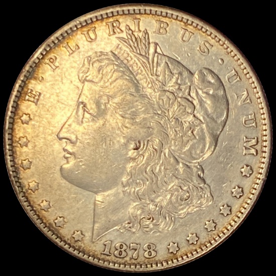1878 8TF Silver Morgan Dollar ABOUT UNCIRCULATED