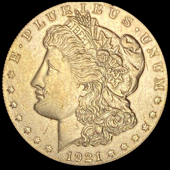 1921 Morgan Silver Dollar ABOUT UNCIRCULATED
