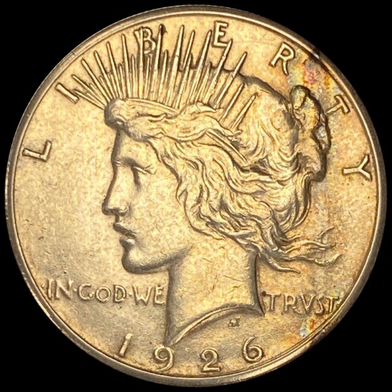 1926-S Silver Peace Dollar ABOUT UNCIRCULATED