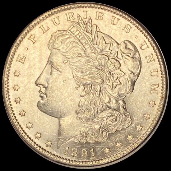 1891-S Morgan Silver Dollar LIGHTLY CIRCULATED