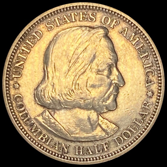 1892 Silver Columbian Exposition Half Dollar UNCIRCULATED