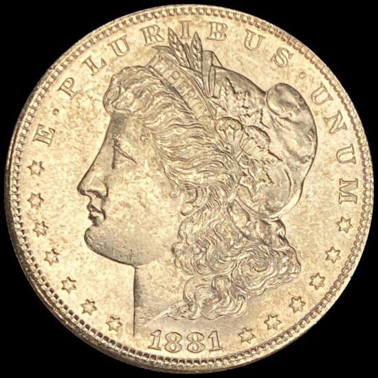 1881-S Silver Morgan Dollar CHOICE AU