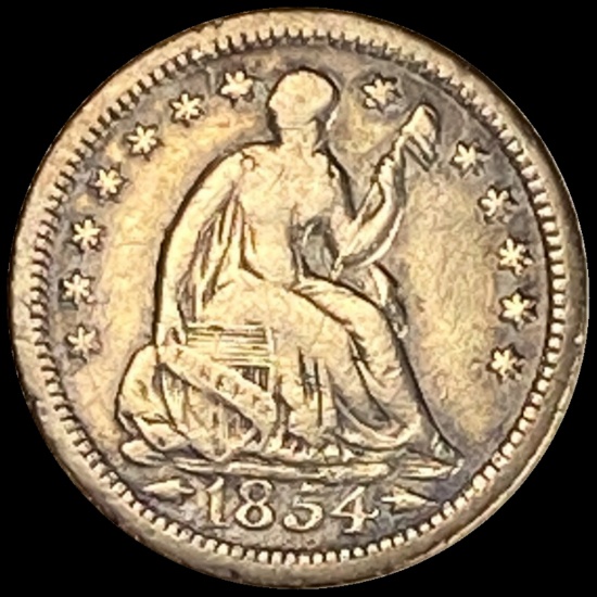 1854-O Seated Liberty Silver Half Dime UNCIRCULATED