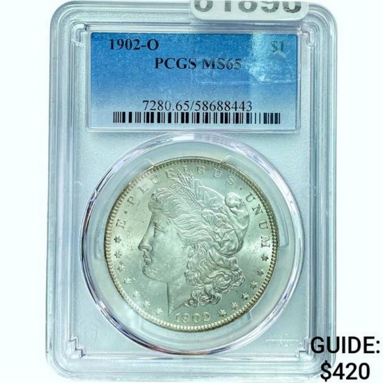 1902-O Morgan Dollar PCGS MS65 SILVER