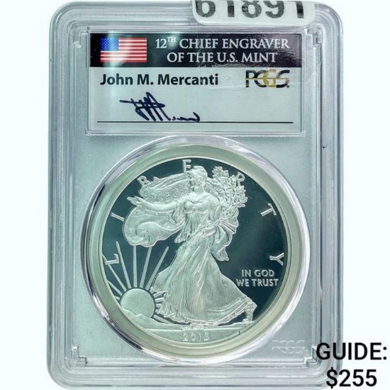 2013 Silver Eagle PCGS PR70 DCAM