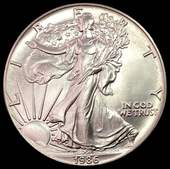 1986 American Silver Eagle GEM BU