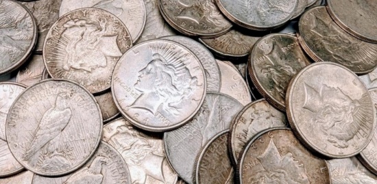 [20] Silver Peace Dollar Roll Nice CIRC