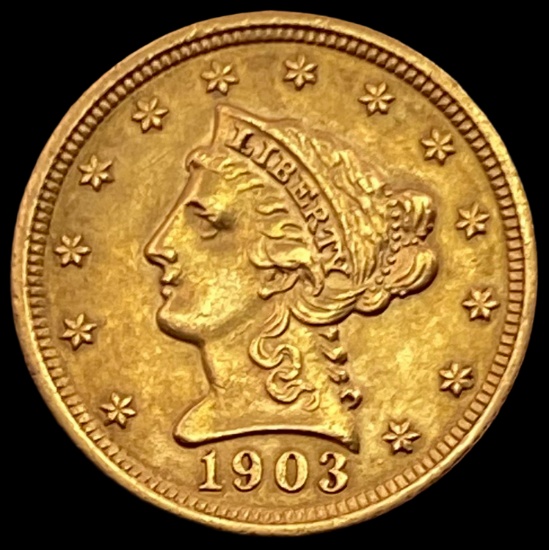 1903 Liberty Head Quarter Eagle UNCIRCULATED
