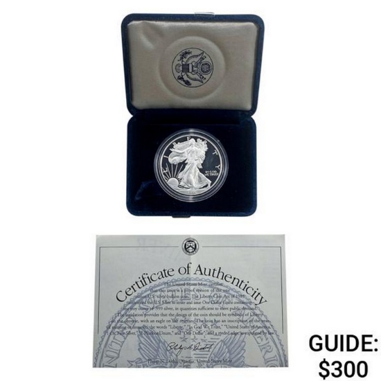 1996-P Silver Eagle
