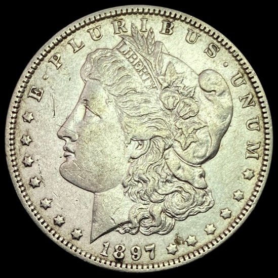 1897 Morgan Silver Dollar CLOSELY UNCIRCULATED
