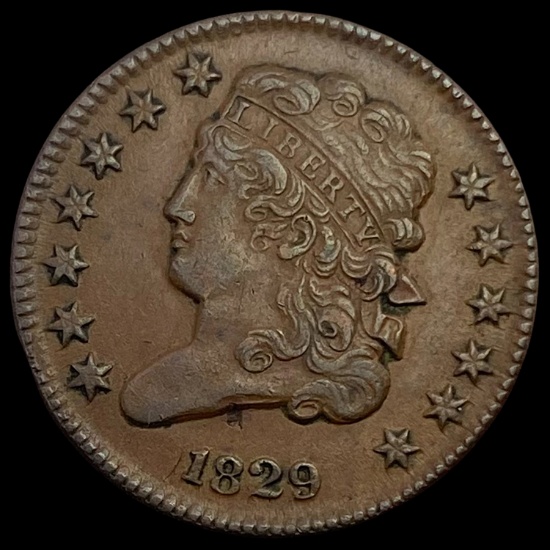 1829 Classic Head Half Cent CLOSELY UNCIRCULATED