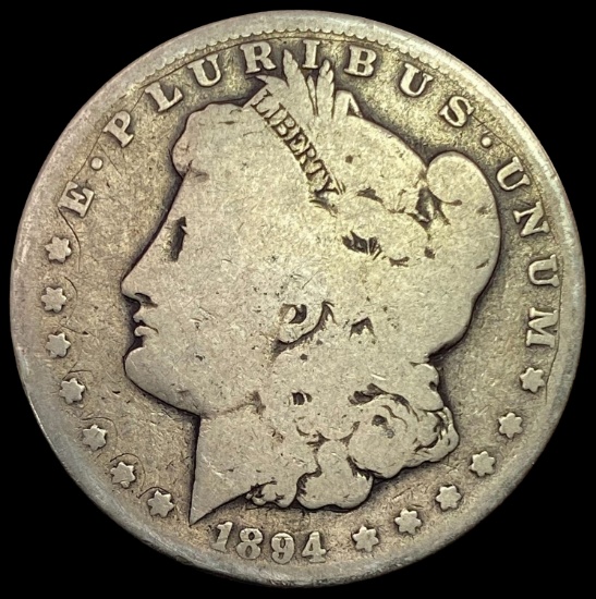 1894-S Morgan Silver Dollar LIGHTLY CIRCULATED