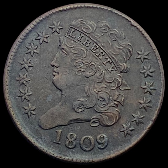 1809 Classic Head Half Cent UNCIRCULATED