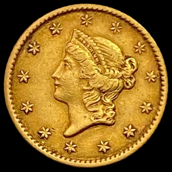 1853 Liberty Head Gold Dollar CLOSELY UNCIRCULATED