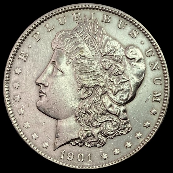 1901 Morgan Silver Dollar CLOSELY UNCIRCULATED
