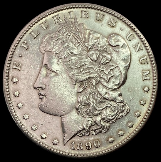 1890-S Morgan Silver Dollar CLOSELY UNCIRCULATED