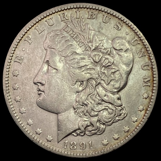 1891-S Morgan Silver Dollar NEARLY UNCIRCULATED