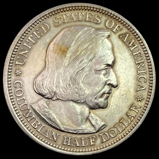 1892 Columbian Exposition Half Dollar CLOSELY UNCIRCULATED