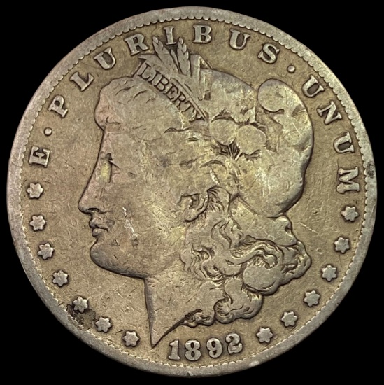 1892-CC Morgan Silver Dollar NICELY CIRCULATED