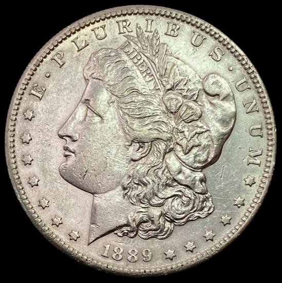 1889-S Morgan Silver Dollar CHOICE AU