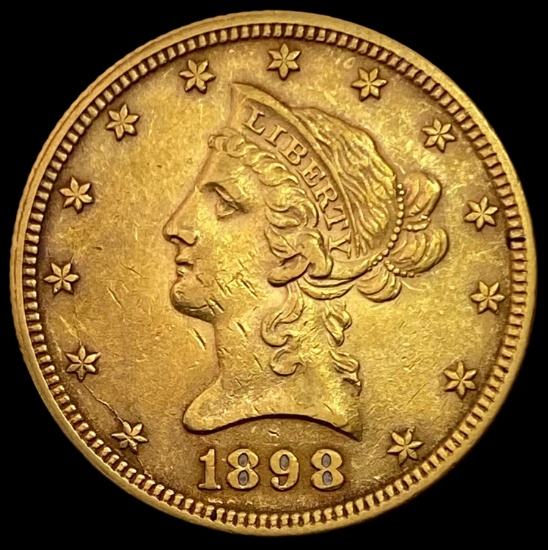 1898 Liberty Head Eagle $10 CLOSELY UNCIRCULATED