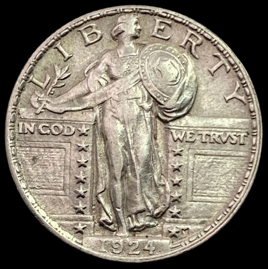 1924 Standing Liberty Quarter LIGHTLY CIRCULATED