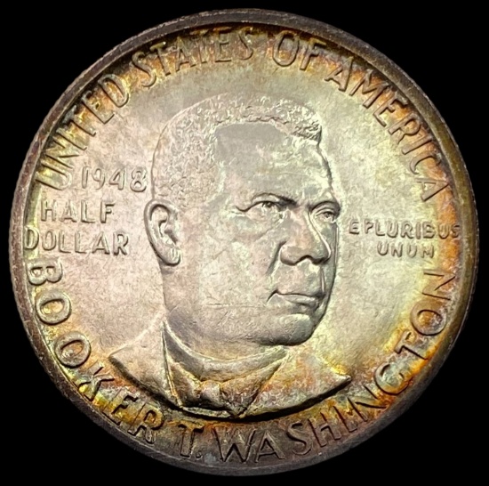 1948-S Booker T. Washington Half Dollar CHOICE BU