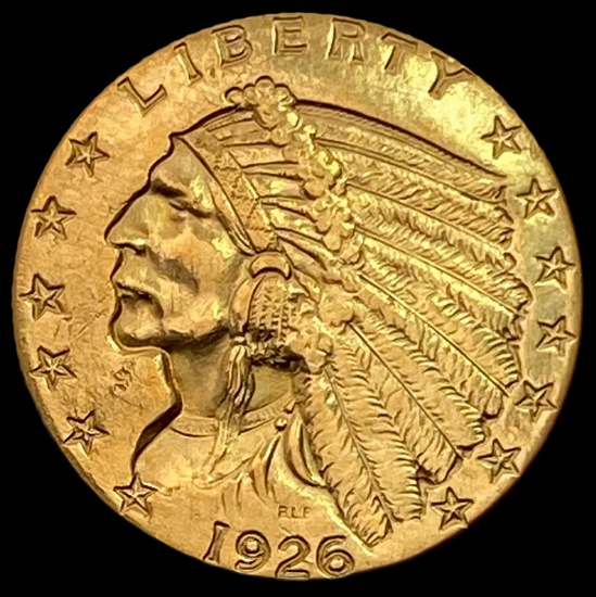 1926 Indian Head $2.50 Gold Quarter Eagl UNCIRCULATED