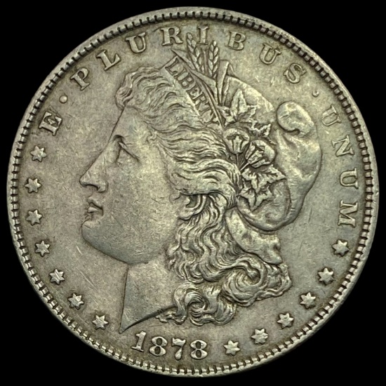1878 Morgan Silver Dollar NEARLY UNCIRCULATED