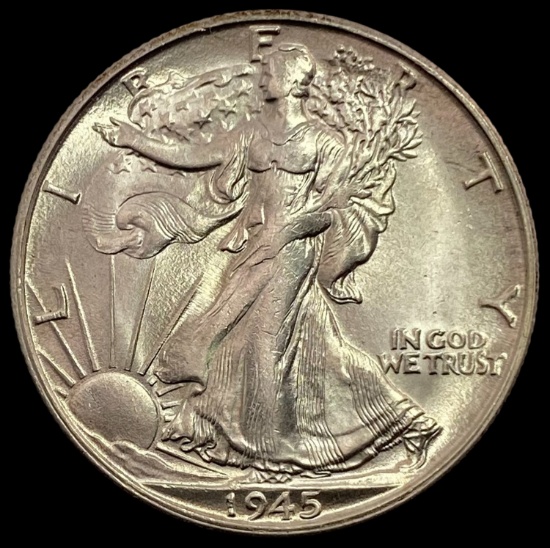 1945-S Walking Liberty Half Dollar UNCIRCULATED