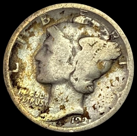 1921 Mercury Dime LIGHTLY CIRCULATED