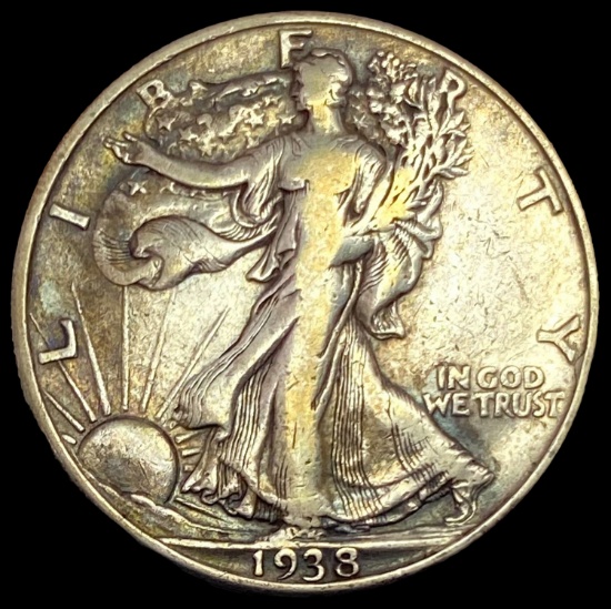 1938-D Walking Liberty Half Dollar LIGHTLY CIRCULATED