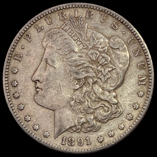 1891-S Morgan Silver Dollar NEARLY UNCIRCULATED