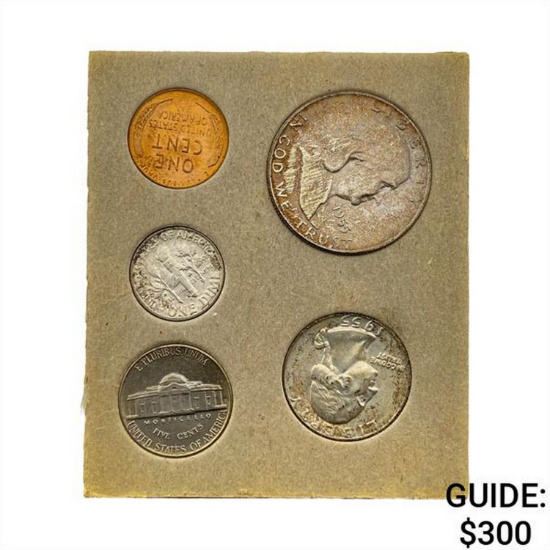 1955-D U.S. Mint Sets 1C-50C [5] Coins