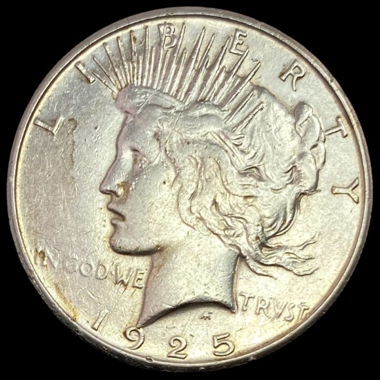 1925-S Peace Dollar NEARLY UNCIRCULATED