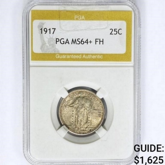 1917 Standing Liberty Quarter PGA MS64+ FH