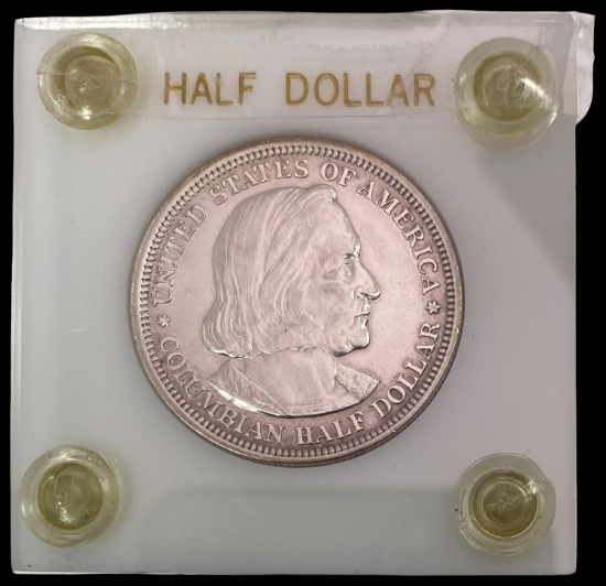 1893 Columbian Half Dollar GSA Holder UNCIRCULATED