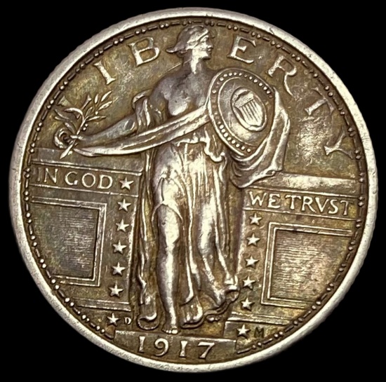 1917-S Standing Liberty Quarter ABOUT UNCIRCULATED