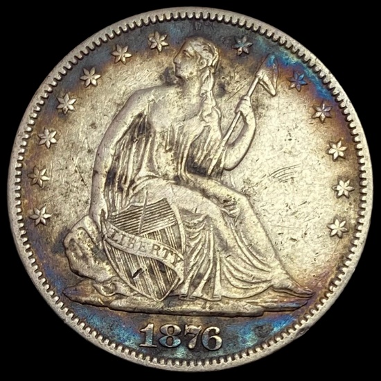 1876 Seated Liberty Half Dollar NICELY CIRCULATED