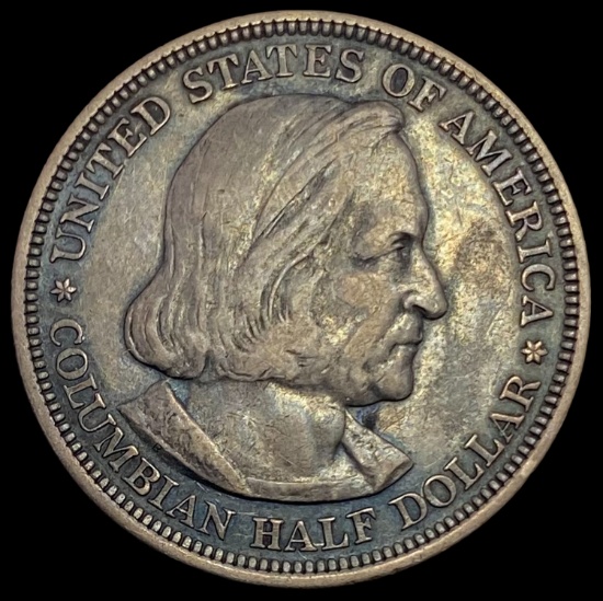 1892 Columbian Half Dollar LIGHTLY CIRCULATED
