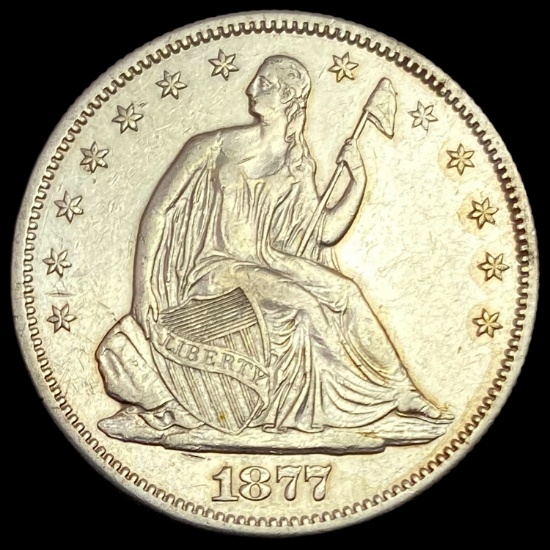 1877-S Seated Liberty Half Dollar UNCIRCULATED