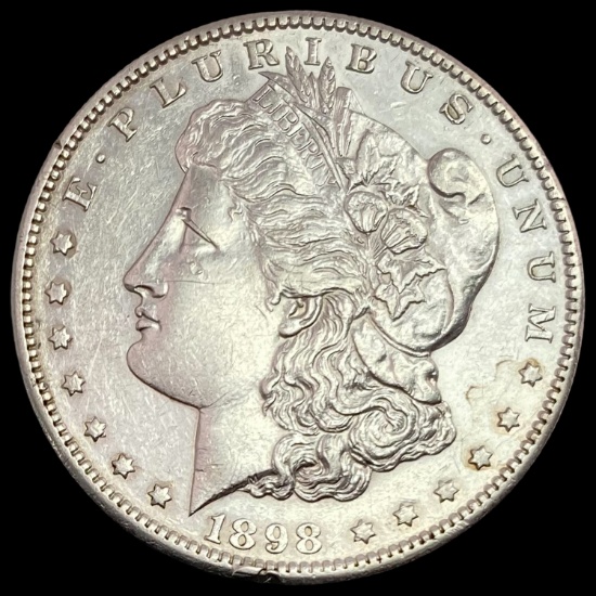 1898-S Morgan Silver Dollar CLOSELY UNCIRCULATED