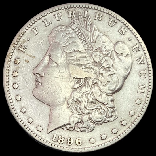 1896-S Morgan Silver Dollar NEARLY UNCIRCULATED